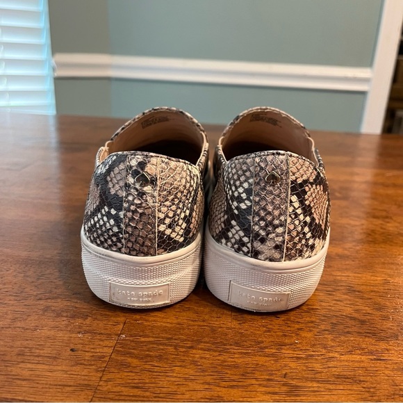 Kate Spade Ginger snake print leather slip on shoes size 9.5 - Picture 8 of 13